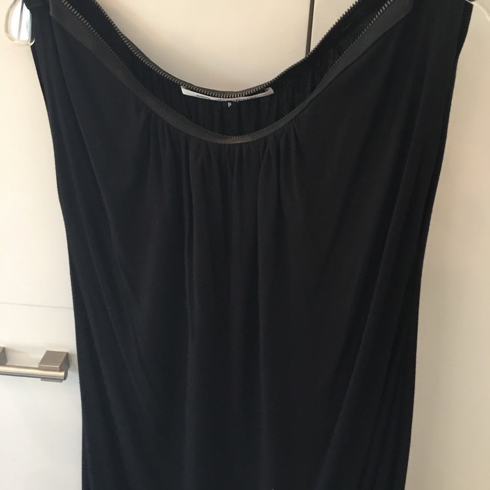 Diane von Furstenberg black jersey blouse